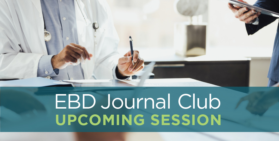 EBD Journal Upcoming Session